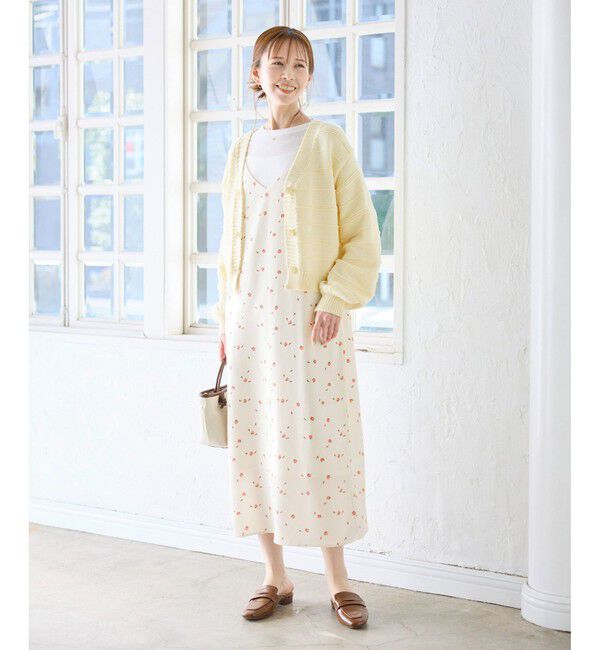 Rope&rsquo;Picnic「ガーターボーダーショート丈カーディガン」|カーディガン|