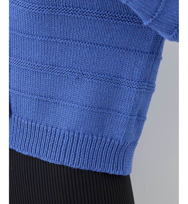 Rope&rsquo;Picnic「ガーターボーダーショート丈カーディガン」|カーディガン|