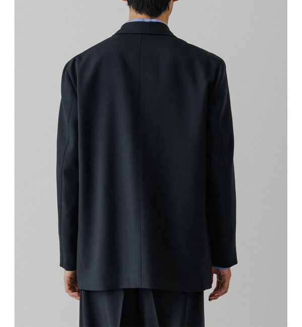 ADAM ET ROPE'「ハードクロス ダブルブレストジャケット / セットアップ対応」|テーラードジャケット|