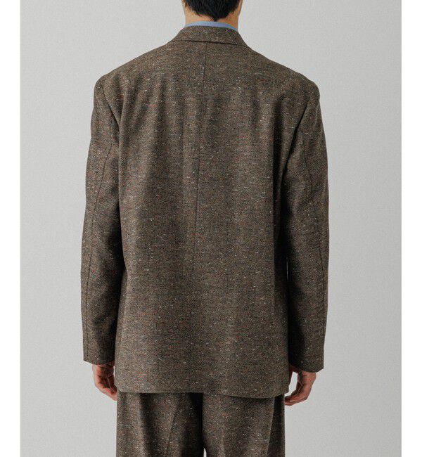 ADAM ET ROPE'「ハードクロス ダブルブレストジャケット / セットアップ対応」|テーラードジャケット|