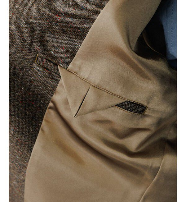 ADAM ET ROPE'「ハードクロス ダブルブレストジャケット / セットアップ対応」|テーラードジャケット|