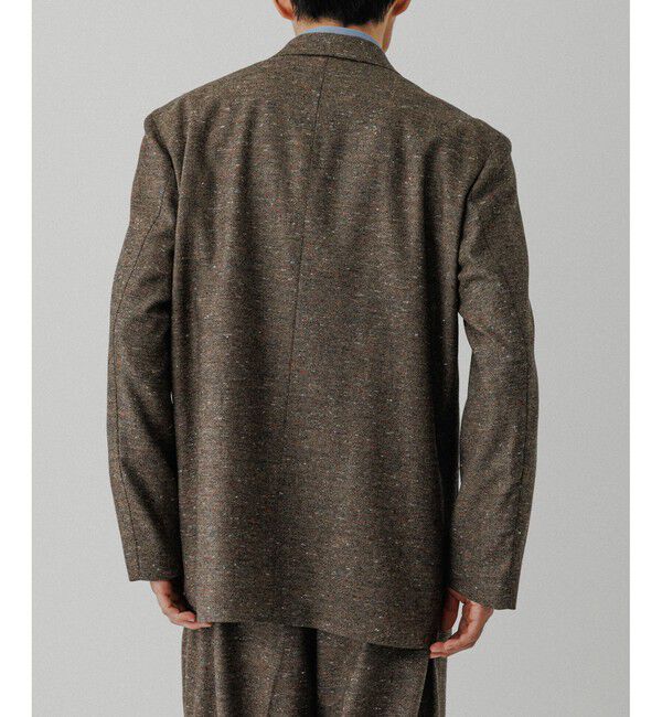 ADAM ET ROPE'「ハードクロス ダブルブレストジャケット / セットアップ対応」|テーラードジャケット|