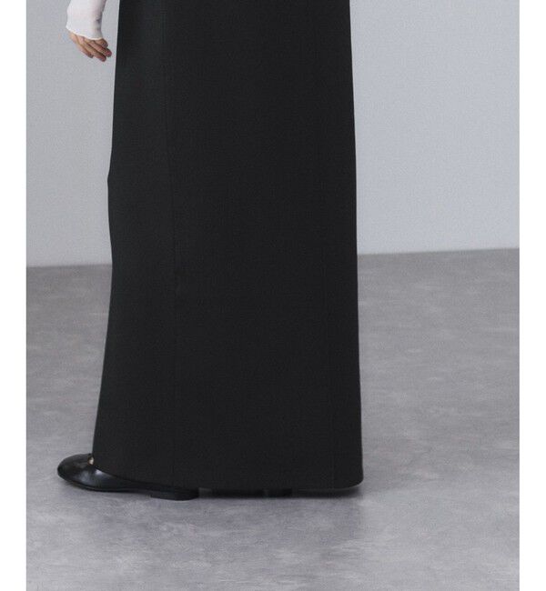 ADAM ET ROPE'「【サステナブル】スクープネックフーディニットワンピース」|ワンピース|