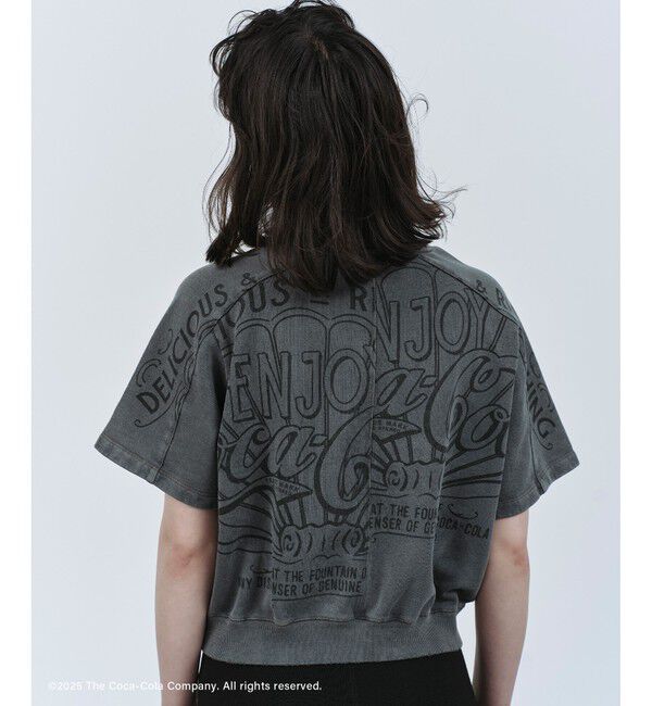 ADAM ET ROPE'「【Coca-Cola】Garment dye sweat H/S」|スウェット・ジャージ|
