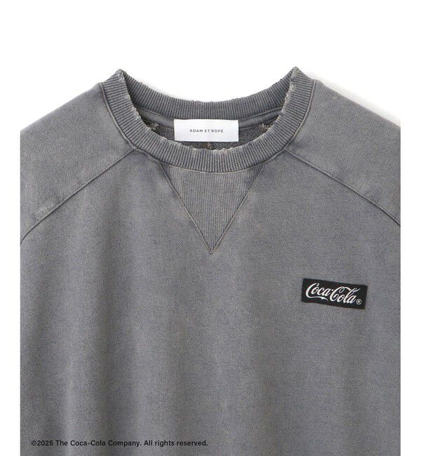 ADAM ET ROPE'「【Coca-Cola】Garment dye sweat H/S」|スウェット・ジャージ|