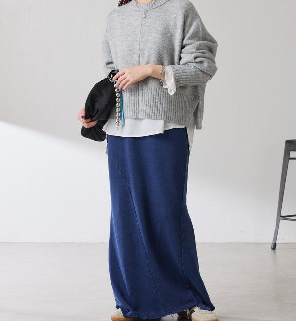  「Q.anos パッチマーメイドスカート」|スカート|