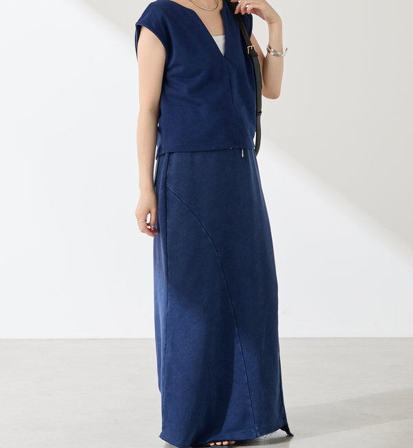  「Q.anos パッチマーメイドスカート」|スカート|