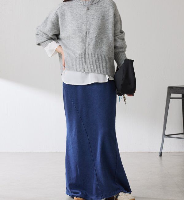  「Q.anos パッチマーメイドスカート」|スカート|