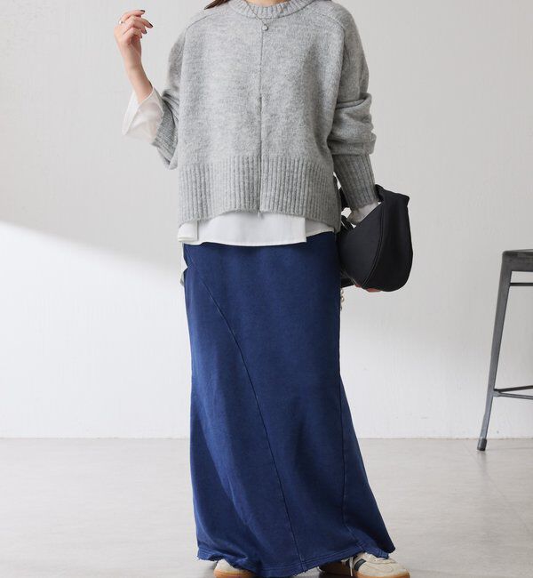  「Q.anos パッチマーメイドスカート」|スカート|