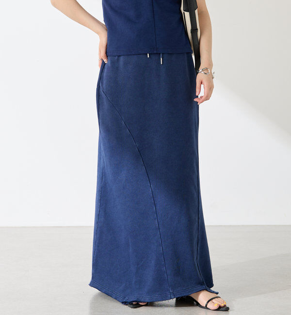  「Q.anos パッチマーメイドスカート」|スカート|