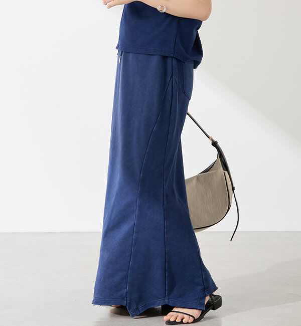  「Q.anos パッチマーメイドスカート」|スカート|