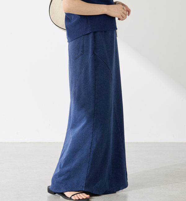  「Q.anos パッチマーメイドスカート」|スカート|