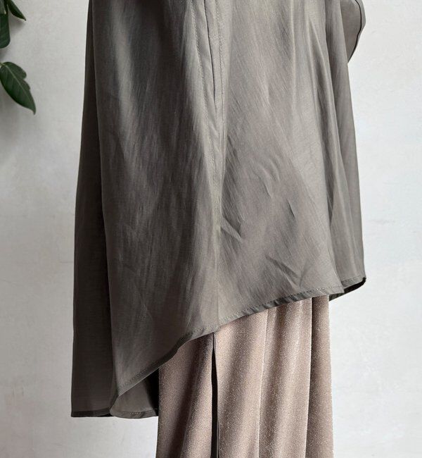  「【WEB限定】サイドドロストシャツ」|シャツ・ブラウス|