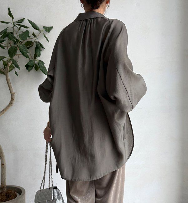  「【WEB限定】サイドドロストシャツ」|シャツ・ブラウス|