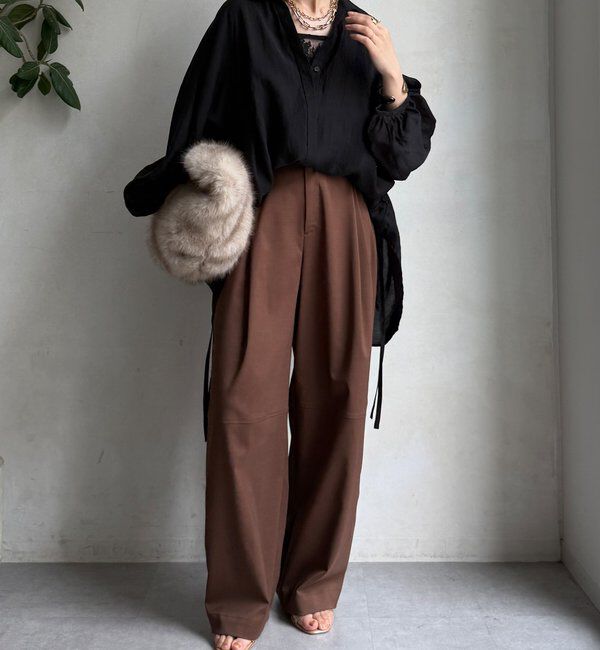  「【WEB限定】サイドドロストシャツ」|シャツ・ブラウス|