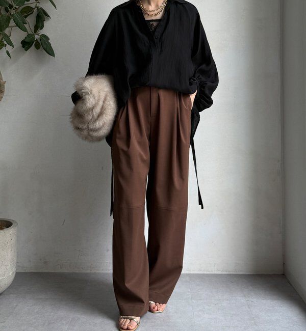  「【WEB限定】サイドドロストシャツ」|シャツ・ブラウス|