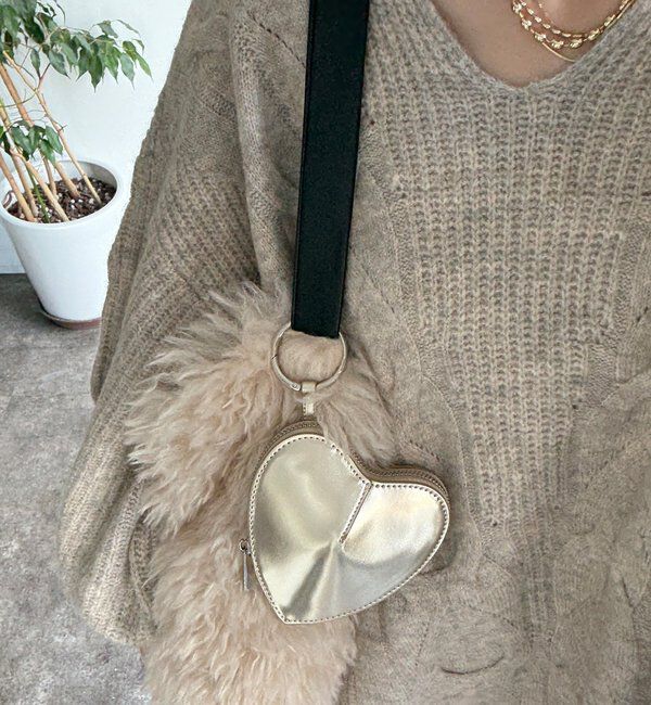  「【WEB限定】ハートポーチチャーム」|トートバッグ|