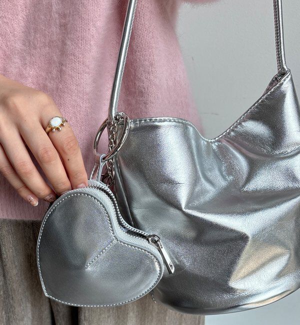  「【WEB限定】ハートポーチチャーム」|トートバッグ|