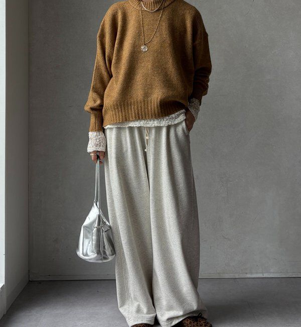  「【WEB限定】クルーネックショートプルオーバー」|ニット・セーター|