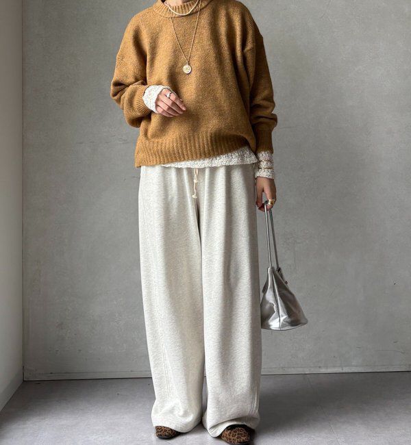  「【WEB限定】クルーネックショートプルオーバー」|ニット・セーター|