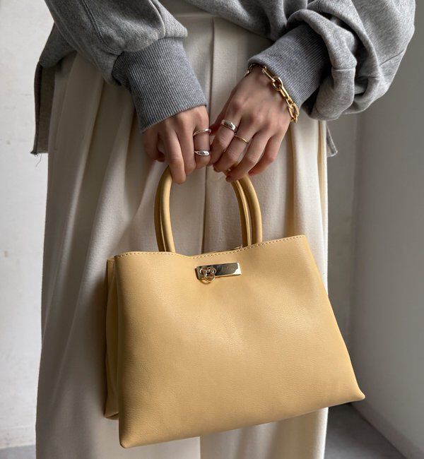  「【WEB限定】三層トートバッグ」|トートバッグ|イエロー