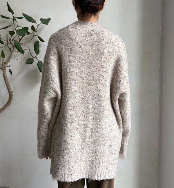  「ウォッシャブルカラーネップカーディガン」|カーディガン|