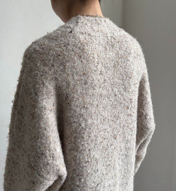  「ウォッシャブルカラーネップカーディガン」|カーディガン|