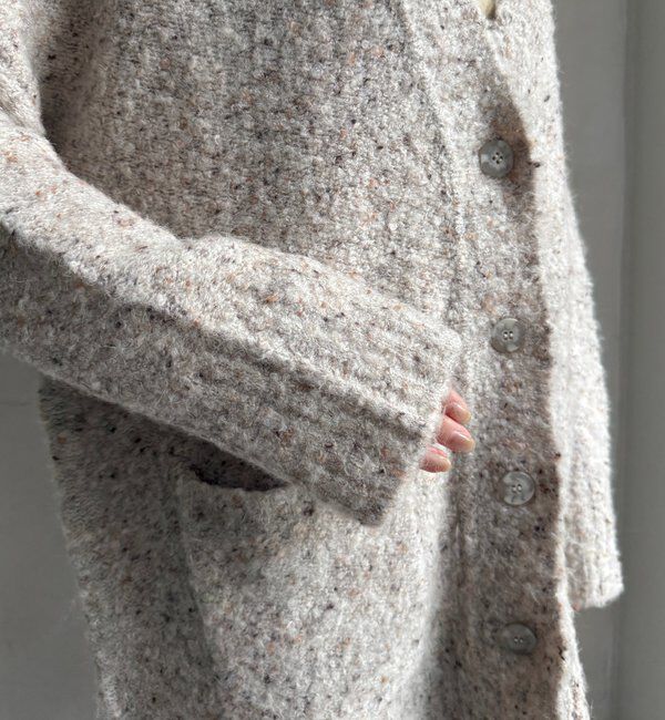  「ウォッシャブルカラーネップカーディガン」|カーディガン|