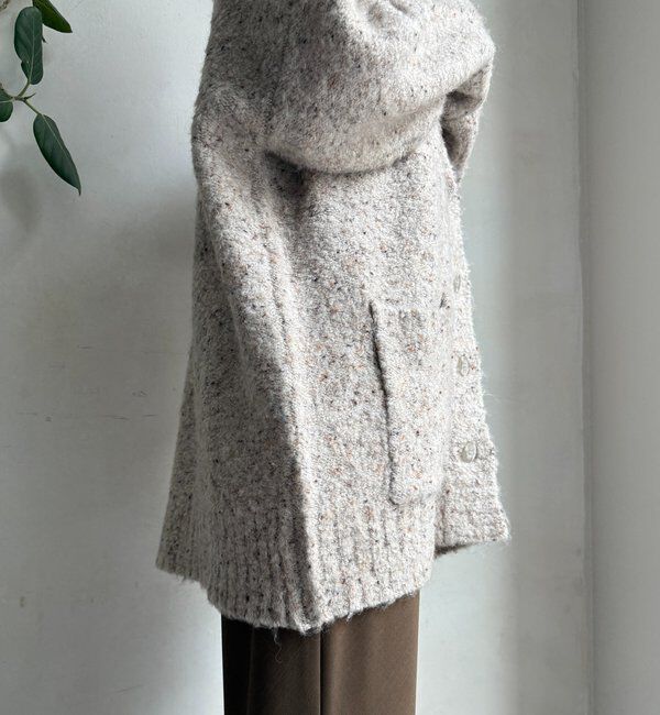  「ウォッシャブルカラーネップカーディガン」|カーディガン|