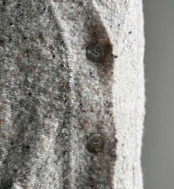  「ウォッシャブルカラーネップカーディガン」|カーディガン|