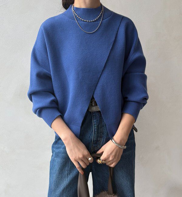  「【WEB限定】クロップド2WAYニット」|ニット・セーター|