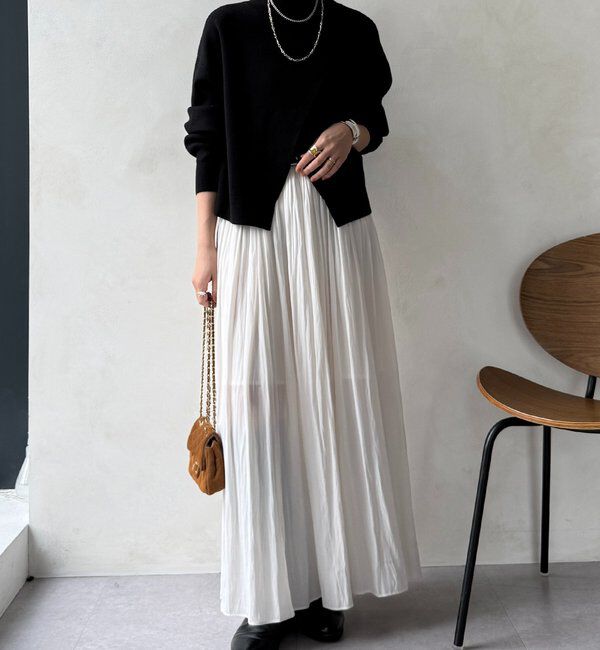  「【WEB限定】クロップド2WAYニット」|ニット・セーター|