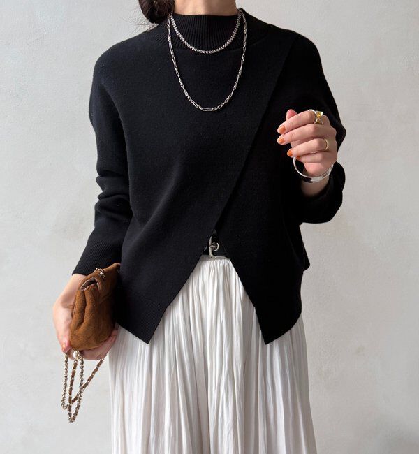  「【WEB限定】クロップド2WAYニット」|ニット・セーター|