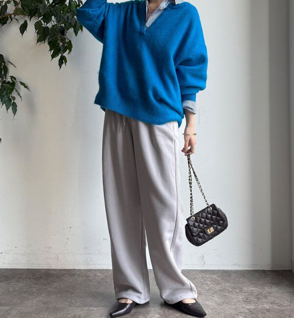  「【WEB限定】裏起毛スウエットパンツ」|チノ|