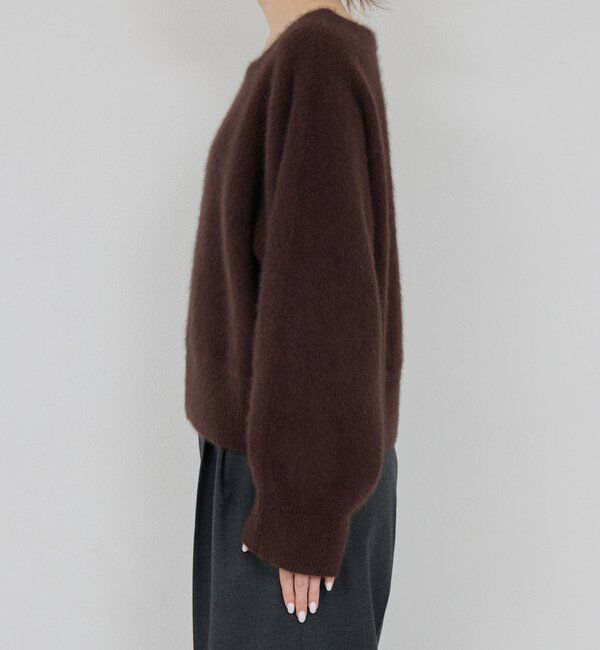  「ファーボートネックプルオーバー」|ニット・セーター|