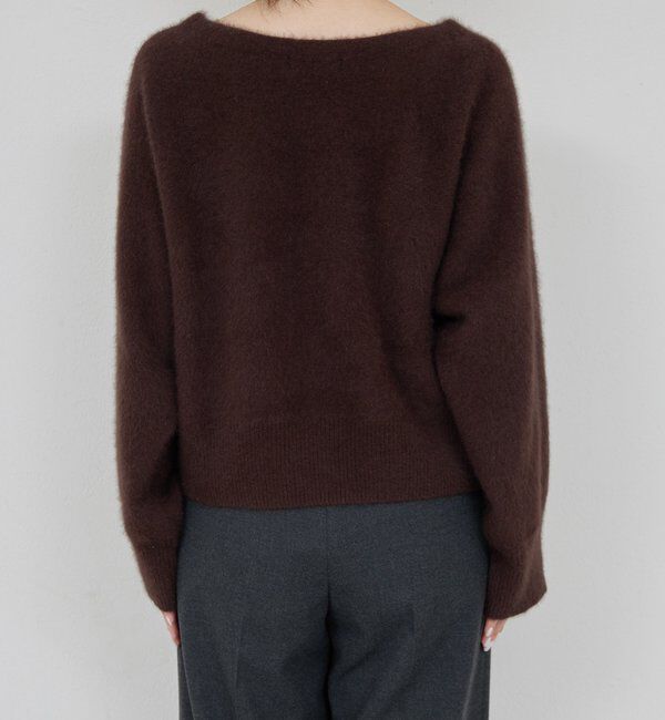  「ファーボートネックプルオーバー」|ニット・セーター|