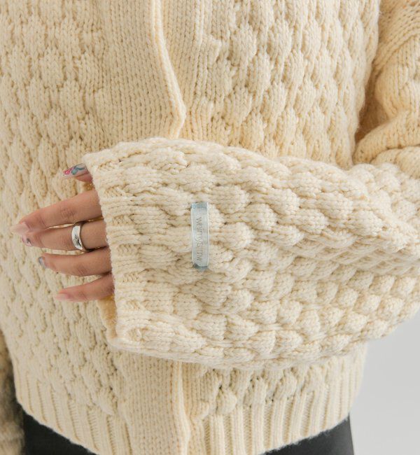  「ポコポコニットカーディガン」|カーディガン|