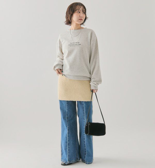  「スパンコールニットスカート」|スカート|