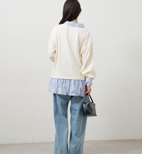  「バルーン切り替えミニワンピース」|ワンピース|