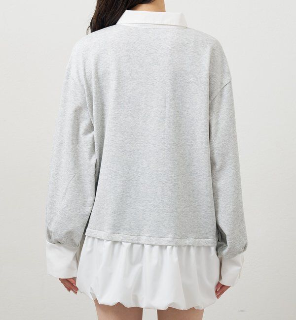  「バルーン切り替えミニワンピース」|ワンピース|