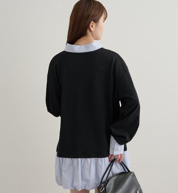  「バルーン切り替えミニワンピース」|ワンピース|