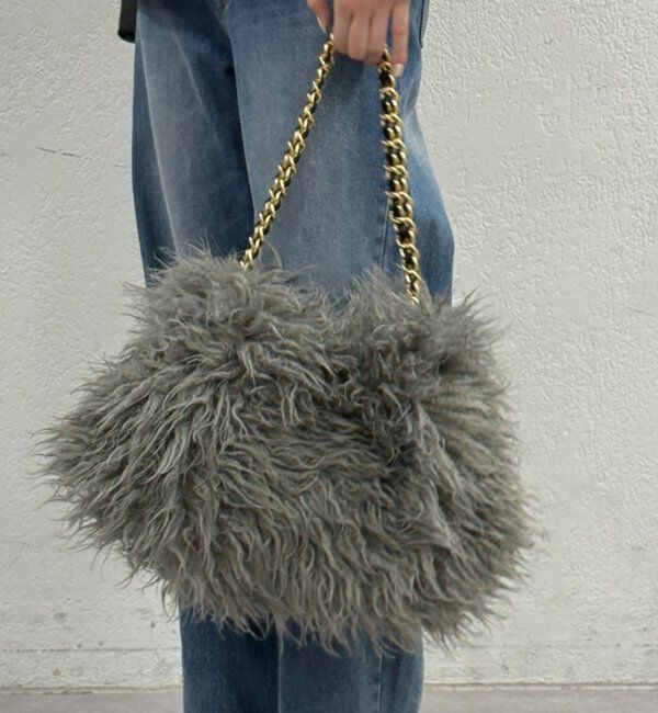  「VIOLA ELMOファーチェーンBAG」|トートバッグ|