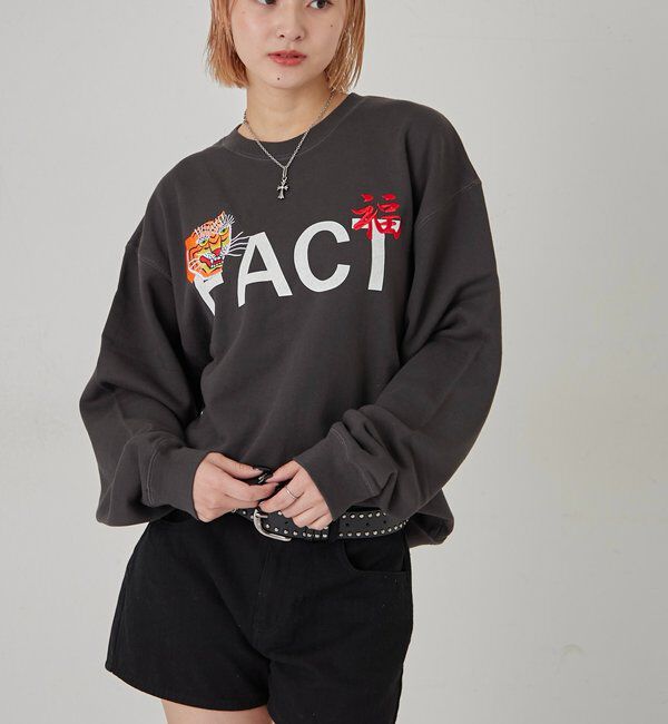  「Sourcream虎刺繍ベトナムグラフィックスウェット」|Tシャツ・カットソー|