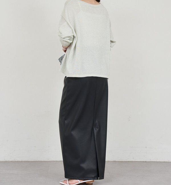  「シアーワイドニット」|ニット・セーター|