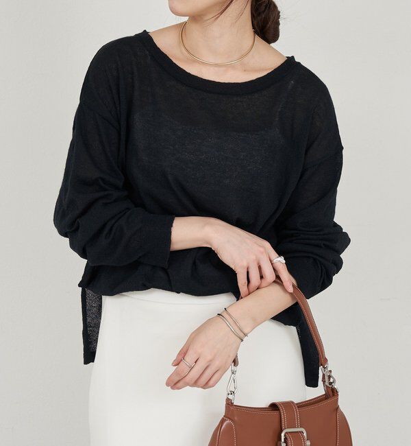  「シアーワイドニット」|ニット・セーター|