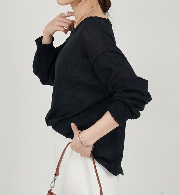  「シアーワイドニット」|ニット・セーター|