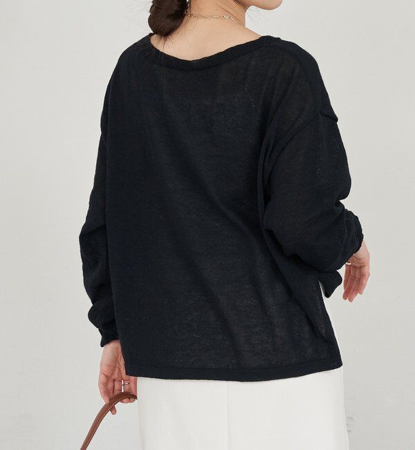  「シアーワイドニット」|ニット・セーター|