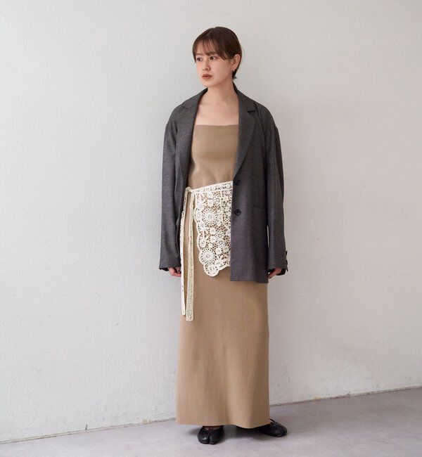  「総針ニットキャミワンピース」|ワンピース|