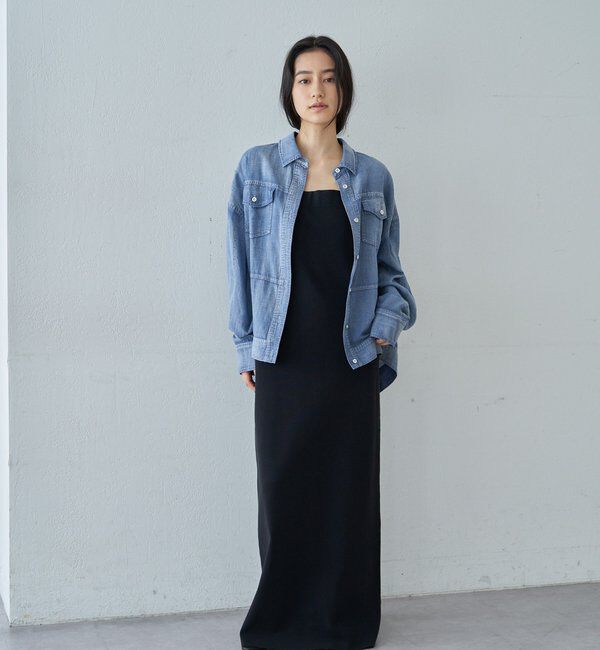  「総針ニットキャミワンピース」|ワンピース|