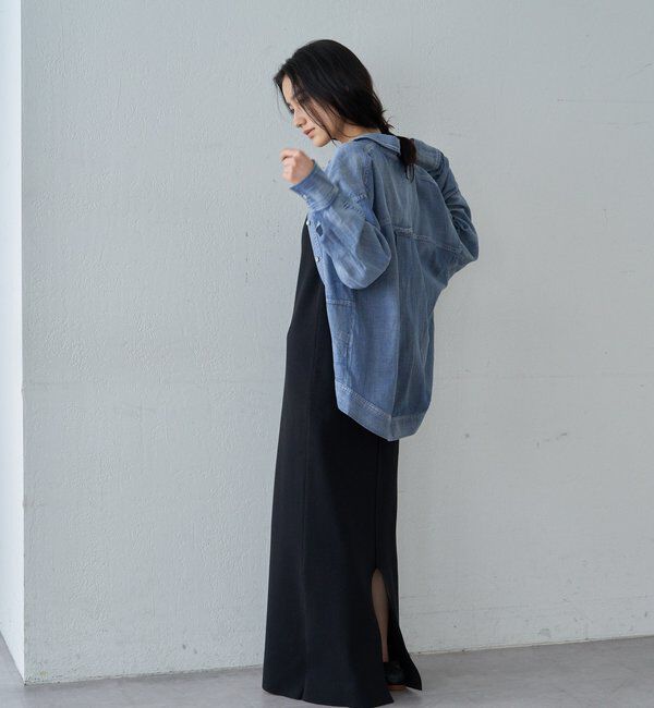  「総針ニットキャミワンピース」|ワンピース|